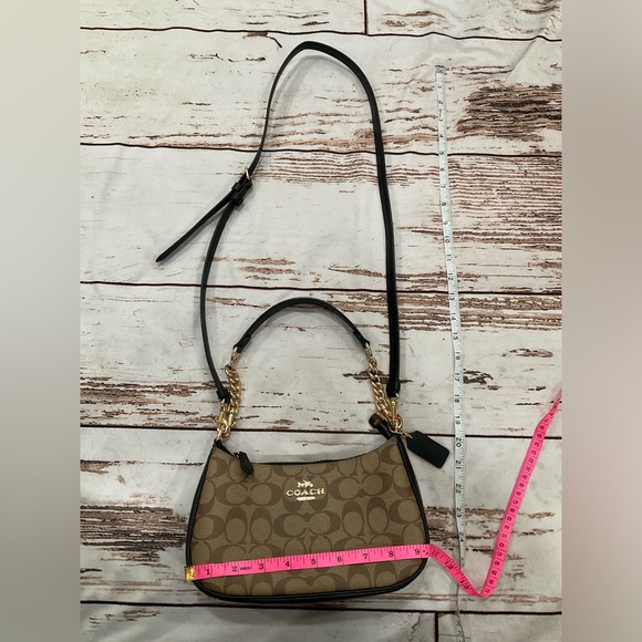 COACH TERRI SHOULDER BAG WITH EXTRA STRAP - Picture 2 of 6